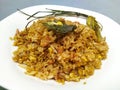 Javanese Fried Rice with Herbs Royalty Free Stock Photo