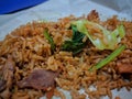 javanese fried rice made by traditional cook