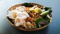 Javanese fried rice served on a plate Royalty Free Stock Photo