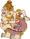 Javanese puppet called ratu semar