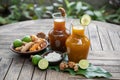 Javanese traditional herbal health drinks