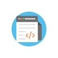 JavaScript Code Icon for Web Development