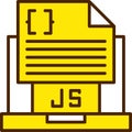 Javascript File Vector Icon Design Symbol