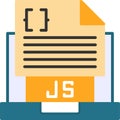 Javascript File Vector Icon Design