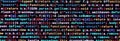 Javascript functions, variables, objects. Monitor closeup of function source code. IT specialist workplace Royalty Free Stock Photo