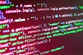 Javascript functions, variables, objects.