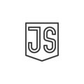 JavaScript line icon