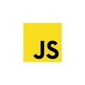 Javascript logo editorial illustrative on white background