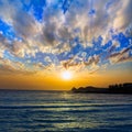 Javea El Arenal beach sunrise Mediterranean Spain