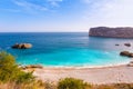 Javea Playa Ambolo beach Xabia in Alicante Royalty Free Stock Photo