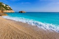 Javea Playa Ambolo beach Xabia in Alicante Royalty Free Stock Photo