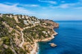 Javea Playa Ambolo beach in Xabia near Alicante, Spain Royalty Free Stock Photo