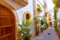 Javea Xabia old town streets in Alicante Spain