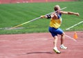 Javelin throwing Royalty Free Stock Photo