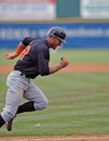 Javier Colina running - baseball baserunner Royalty Free Stock Photo