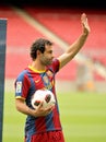 Javier Mascherano of Barcelona Royalty Free Stock Photo