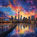 Jaw-dropping image showcasing the unique beauty of Toronto, Canada