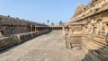 Jaw dropping stone architecture from 6th century, Dharasuram, Tamil Nadu, India Royalty Free Stock Photo
