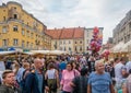 Crowds during Bread and Gingerbread Festival parade