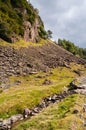 The Jaws of Borrowdale near Castle Crag in the English Lake District Royalty Free Stock Photo