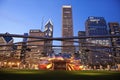 Jay Pritzker Pavilion in Millenium Park Royalty Free Stock Photo