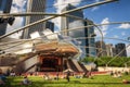 Jay Pritzker Pavilion in Millennium Park in Chicago, Illinois Royalty Free Stock Photo