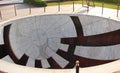 Jaya Prakash Yantra - an Astronomical Instrument at Ancient Observatory, Jantar Mantar, Jaipur, Rajasthan, India Royalty Free Stock Photo