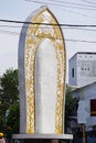 Jayastamba monument (victory monument in Nganjuk East Java