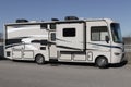 Jayco Precept RV. Jayco is part of Thor Industries and builds recreational vehicles, motorhomes and fifth wheels