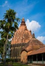 Jaysagar Temple, Ancient temple which is situated on the Sibasagar banks is popular for its height. Royalty Free Stock Photo