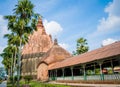 Jaysagar Temple, Ancient temple which is situated on the Sibasagar banks is popular for its height. Royalty Free Stock Photo