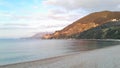 Jaz Beach near Budva at evening Royalty Free Stock Photo