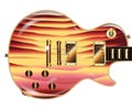 Jazz Abstract Colour Electric Guitar