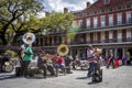 Jazz Band in the Streets of New Orleans