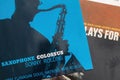 Jazz bebop vinyl cover from the 60s Royalty Free Stock Photo