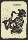 Jazz and blues music festival concept.. Vector illustration decorative design