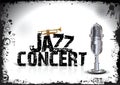 Jazz concert poster Royalty Free Stock Photo