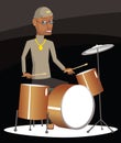 Jazz drummer