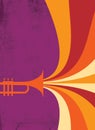 Jazz Horn Blast: Red, Violet