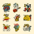 Jazz Labels Set