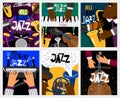 Jazz music banners