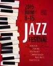 Jazz music festival poster Royalty Free Stock Photo