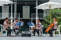 Jazz musician at Annual Lumpini Cultural Festival