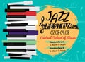 Jazz poster image Royalty Free Stock Photo