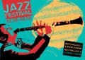 Jazz poster image Royalty Free Stock Photo