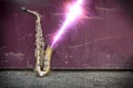 Jazz Saxophone Sound Wave