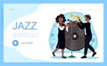 Jazz Singer concept Royalty Free Stock Photo