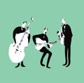 Jazz trio Royalty Free Stock Photo