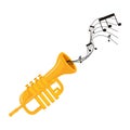 jazz trumpet music instrument Royalty Free Stock Photo