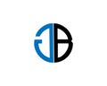 JB Letter Logo Design Creative Modern